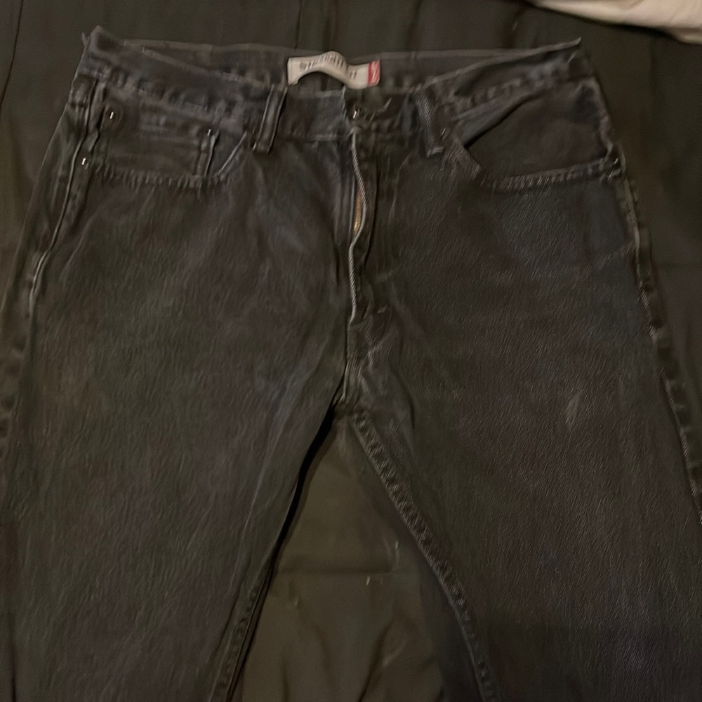 Black Levi’s 34x34L light wear